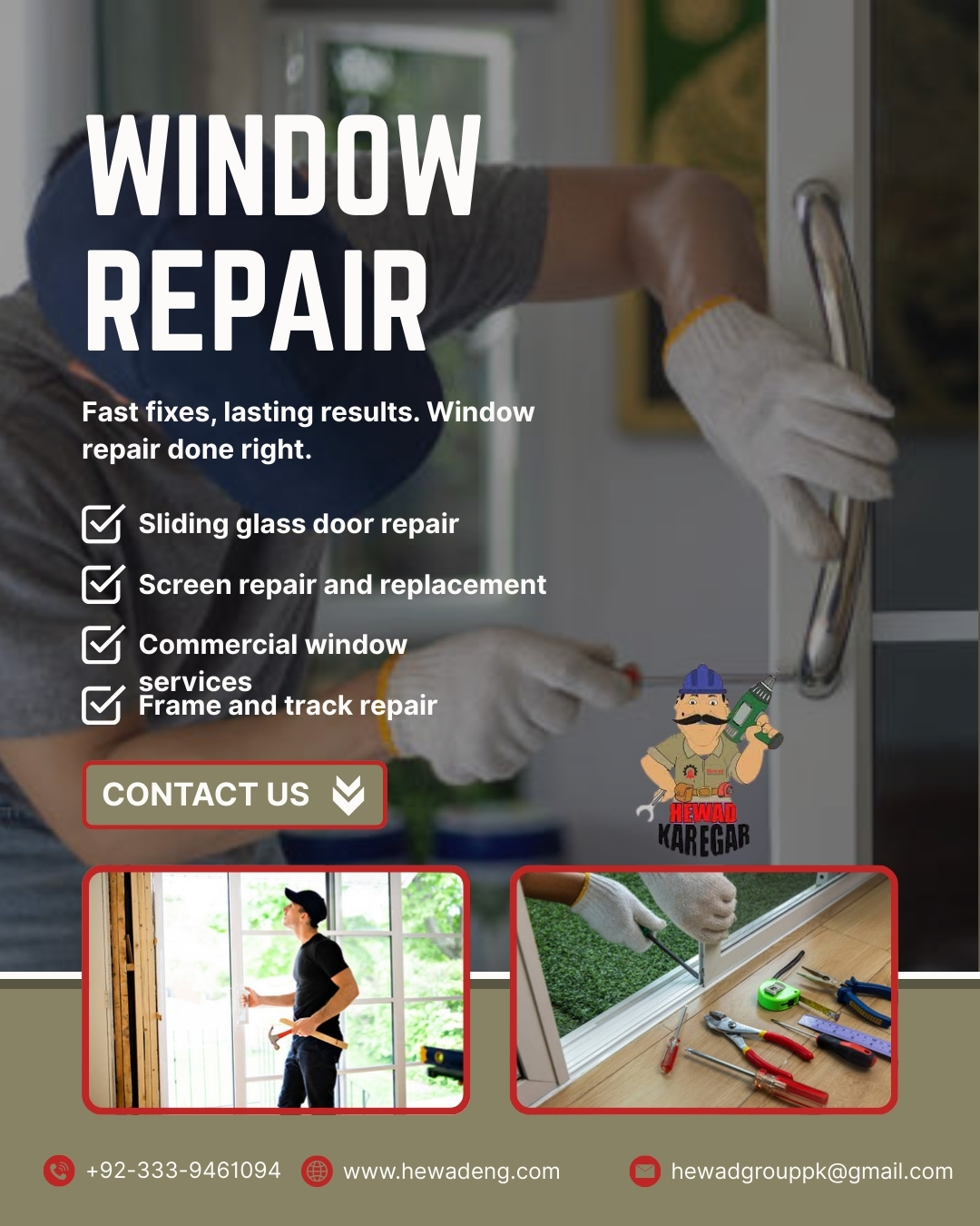 Window Repair & Maintenance Services